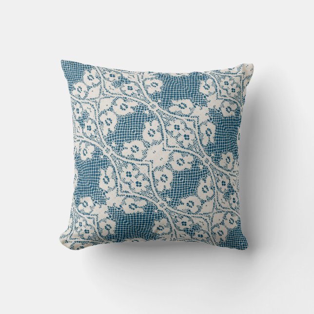 Almofada Travesseiro decorativo de rendas (Frente)