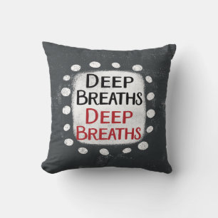 Almofada Travesseiro decorativo de Respirações Profundas
