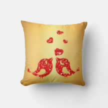 Travesseiro decorativo de rosa