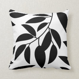 Almofada Travesseiro decorativo de Silhueta Preto Branco