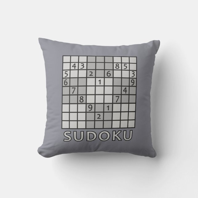 Almofada Travesseiro decorativo de SUDOKU (Frente)