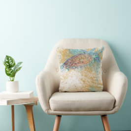 Almofada Travesseiro decorativo de Tartaruga Pintada | Prai