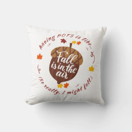 Almofada Travesseiro decorativo de Tema de Queda de potes