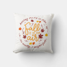 Travesseiro decorativo de Tema de Queda de potes