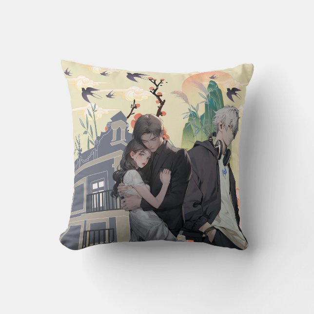 Almofada Travesseiro decorativo de Thread (Frente)