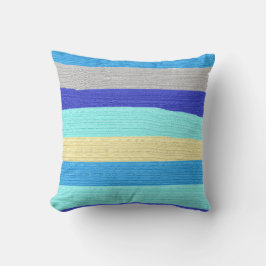 Almofada Travesseiro decorativo de Traços Azuis