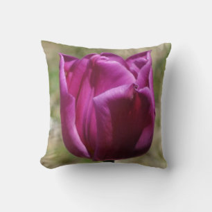 Almofada Travesseiro decorativo de Tulipa Roxo