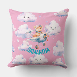 Almofada Travesseiro decorativo de Urso de Teddy com Aviado