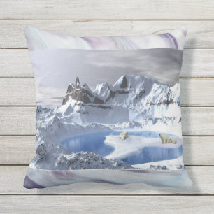 Almofada Travesseiro decorativo de Urso Polar para o Eskimo