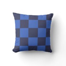 Travesseiro decorativo de Verificadores Azuis Bran