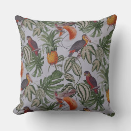 Almofada Travesseiro decorativo de vibrações tropicais