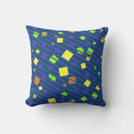 Almofada Travesseiro decorativo Decorativo Azul Confetti