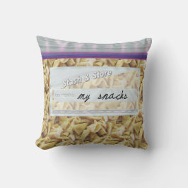 Almofada Travesseiro decorativo Decorativo Bag of Snacks