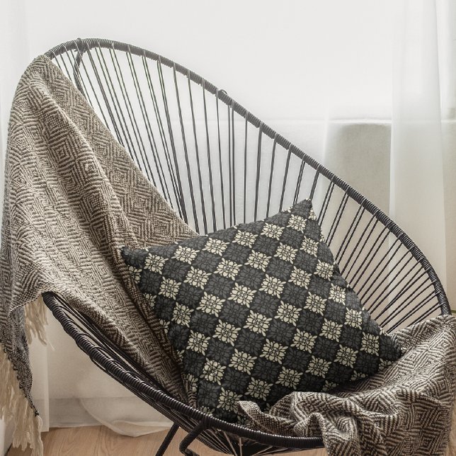 Almofada Travesseiro decorativo decorativo Bolinhas/Damasco (Criador carregado)