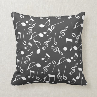 Almofada Travesseiro decorativo decorativo das notas de mús