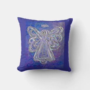 Almofada Travesseiro decorativo decorativo de Anjo de Prata