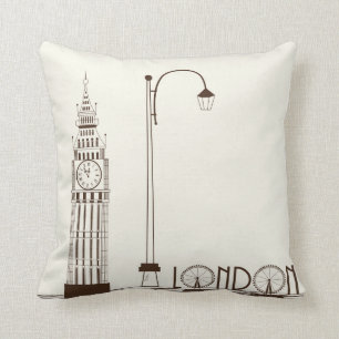 Almofada Travesseiro decorativo decorativo de Big Ben