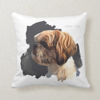 Almofada Travesseiro decorativo decorativo de Shih Tzu