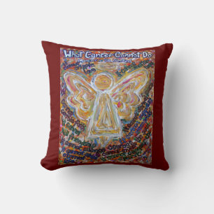 Almofada Travesseiro decorativo Decorativo do Anjo do Cance