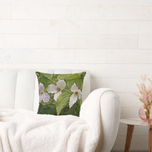 ALMOFADA "TRAVESSEIRO DECORATIVO DECORATIVO DO TRILLIUM
