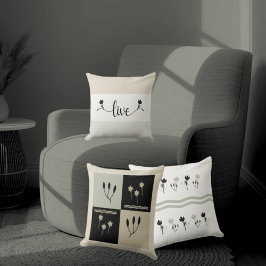 Almofada Travesseiro decorativo Decorativo "Vivo" com Tons 