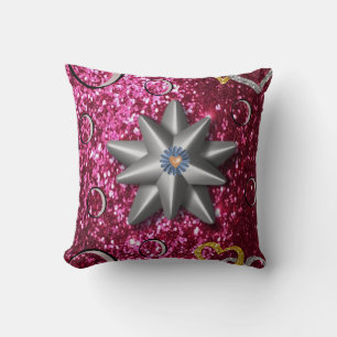 Almofada travesseiro decorativo decore estrelas