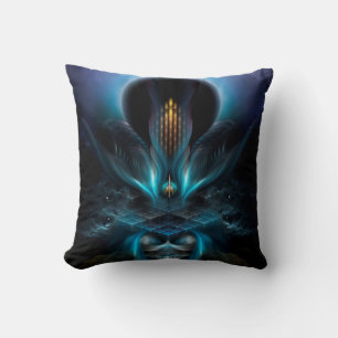 Almofada Travesseiro decorativo Decorrido Da Arte Fractal D