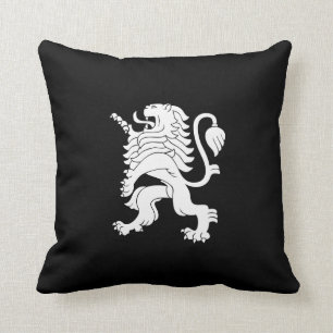 Almofada Travesseiro decorativo desenfreado da heráldica d