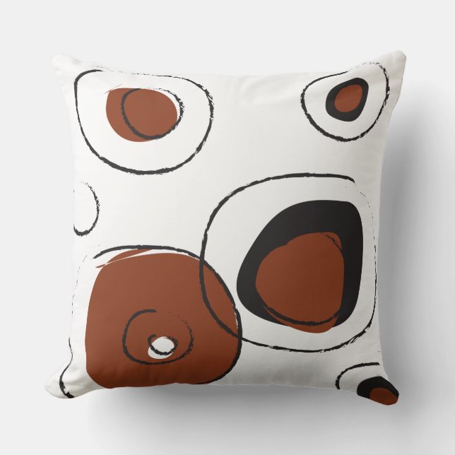 Almofada Travesseiro decorativo DESIGN de pontos FUNKY cast (Frente)