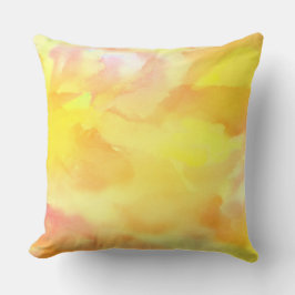 Almofada Travesseiro decorativo DESIGN SUNNY WATERCOLOR