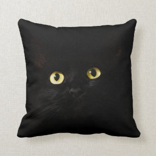 Almofada Travesseiro decorativo Designs de gato preto