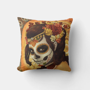 Almofada Travesseiro decorativo Dia De Los Muertos