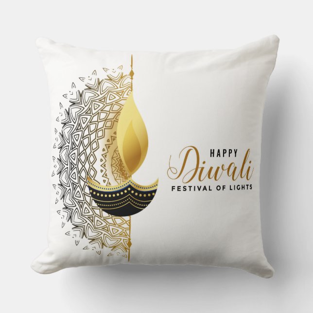 Almofada Travesseiro decorativo Diwali (Frente)