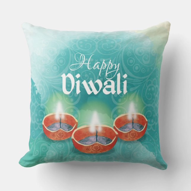 Almofada Travesseiro decorativo Diwali (Frente)