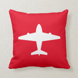 Almofada Travesseiro decorativo do avião dos miúdos do