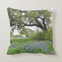 Travesseiro decorativo do Bluebonnet de Texas