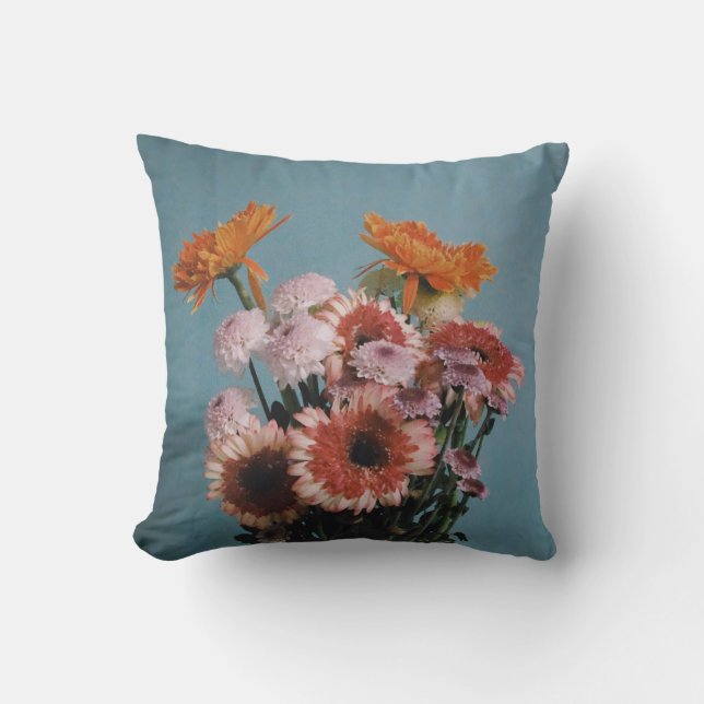 Almofada Travesseiro decorativo do Buquê da ventoinha (Frente)