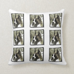 Almofada Travesseiro decorativo do cão do pugilista
