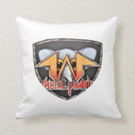 Almofada Travesseiro decorativo do emblema de Metalphant -