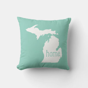 Almofada Travesseiro decorativo do Estado de Michigan Home