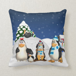 Almofada Travesseiro decorativo do feriado de inverno da