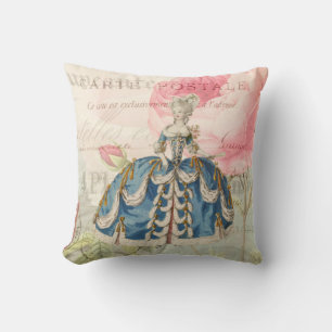 Almofada Travesseiro decorativo do francês do vintage de
