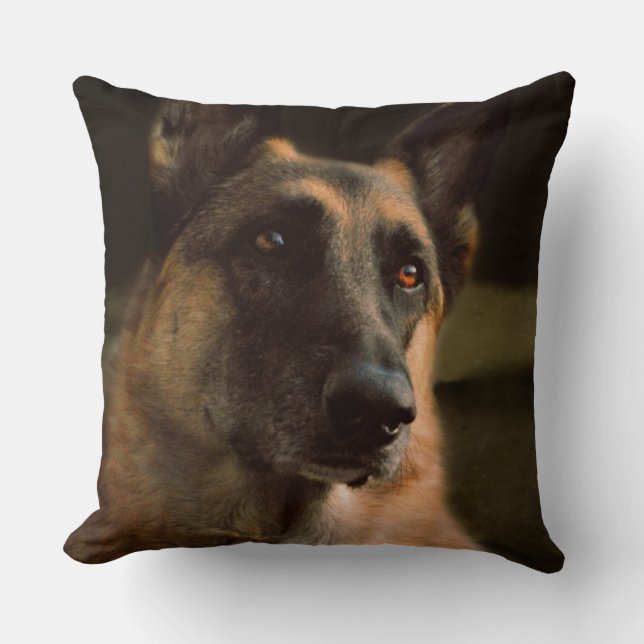 Almofada Travesseiro decorativo do german shepherd (Frente)