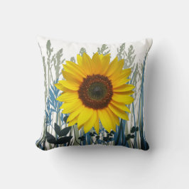 Almofada Travesseiro decorativo do girassol