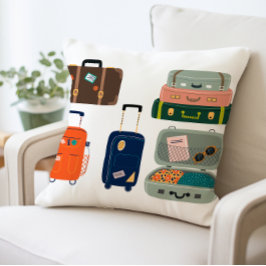 Almofada Travesseiro decorativo do invólucro de viagem