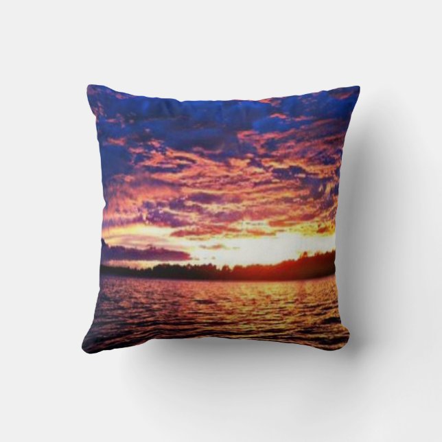 Almofada Travesseiro decorativo do Lago Caney (Verso)