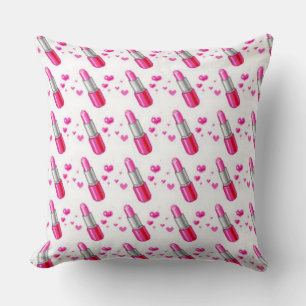 Almofada Travesseiro decorativo do Lover Líper Rosa e Bran