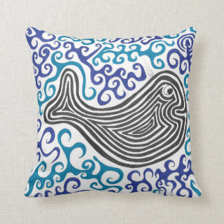 Almofada Travesseiro decorativo do mar dos redemoinhos do