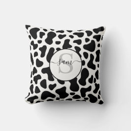 Almofada Travesseiro decorativo do Monograma do Patch Branc