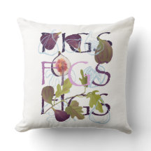 Travesseiro decorativo do motivo fig
